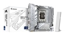 GIGABYTE B860I AORUS PRO ICE Motherboard - Intel Core Ultra Series CPUs, 8+1+2+1 Phases VRM, up to 9200MHz DDR5, 1xPCIe 5.0 + 1xPCIe 4.0 M.2, 2.5GbE LAN, WIFI 7, Thunderbolt 4
