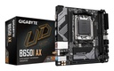 GIGABYTE B650I AX Motherboard - AMD Ryzen 9000 Series CPUs, 5+2+1 Phases VRM, up to 6400MHz DDR5 (OC), 1xPCIe 4.0 M.2, 2.5GbE LAN, WIFI 6E, USB 3.2 Gen 2