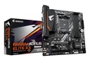 GIGABYTE B550M AORUS ELITE AX Motherboard - AMD Ryzen 5000 CPUs, 5+3 Phases VRM, up to 4733MHz DDR4, 1xPCIe 4.0 + 1xPCIe 3.0 M.2, Wi-Fi 6E, 1GbE LAN, USB 3.2 Gen 1
