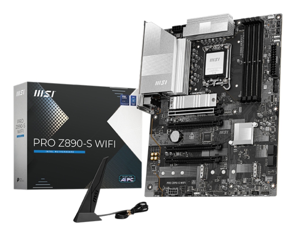 MSI PRO Z890-S WIFI motherboard Intel Z890 LGA 1851 (Socket V1) ATX