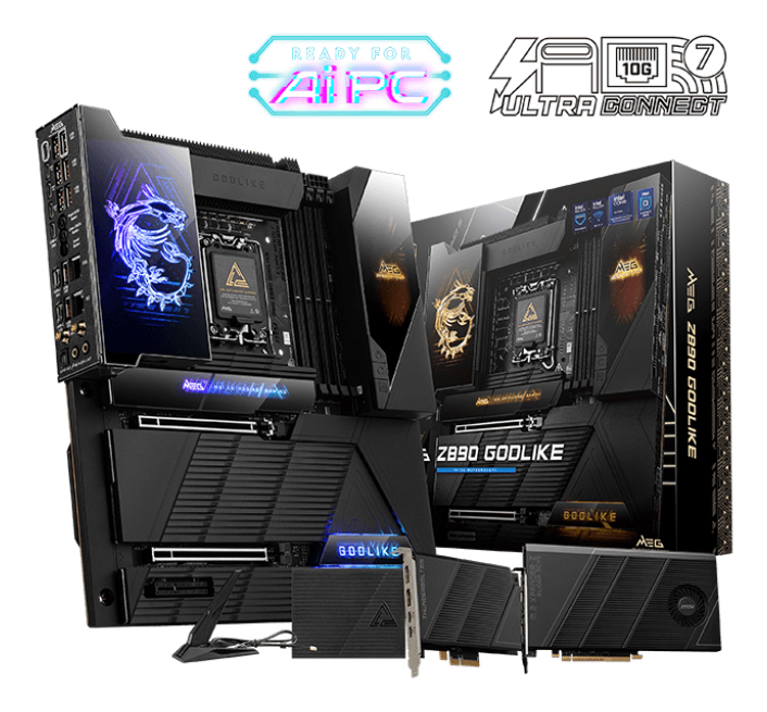 Scheda Madre MSI MEG Z890 GODLIKE LGA 1851 DDR5 E-ATX Nero