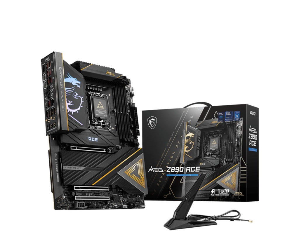 MSI MEG Z890 ACE motherboard Intel Z890 LGA 1851 (Socket V1) ATX