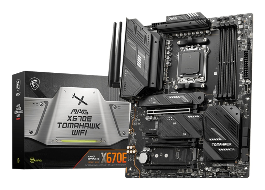 MSI MAG X670E TOMAHAWK WIFI motherboard AMD X670 Socket AM5 ATX