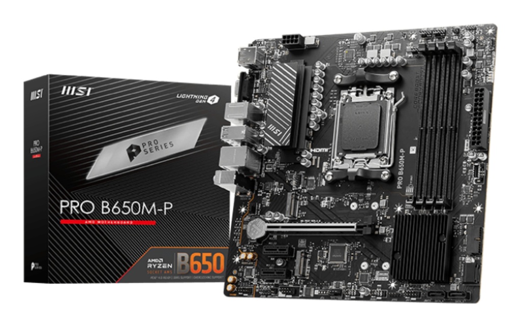 MSI PRO B650M-P motherboard AMD B650 Socket AM5 micro ATX