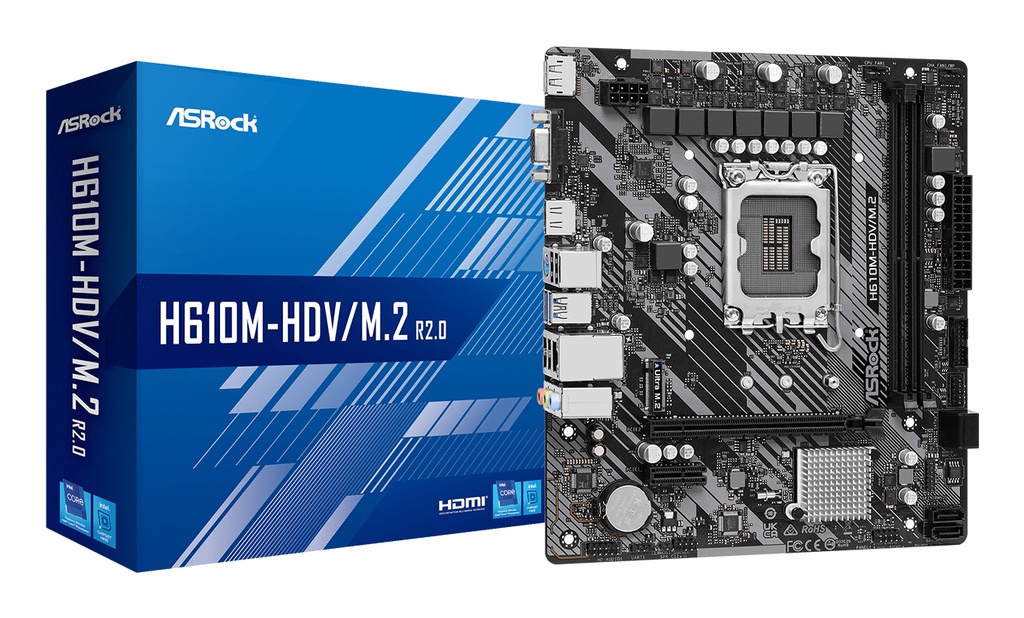 Scheda Madre ASROCK H610M-HDV/M.2 R2.0 socket 1700