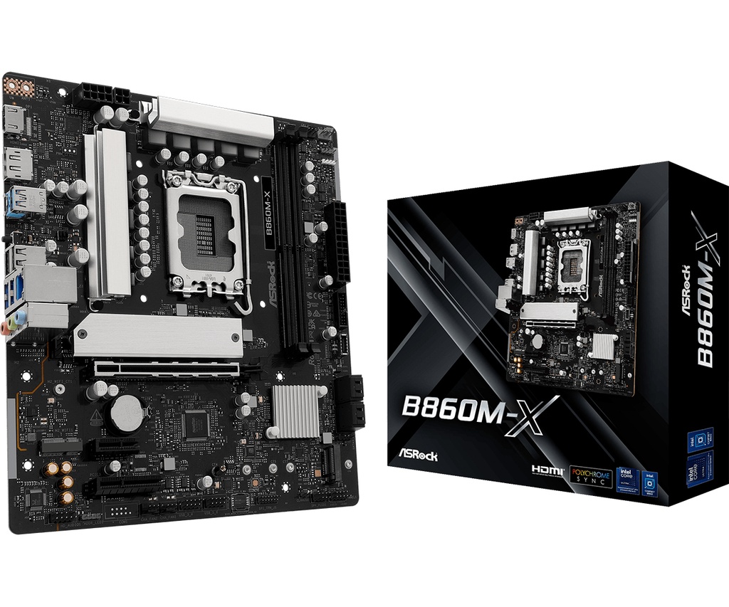 Scheda Madre ASROCK B860M-X LGA 1851 DDR5 Micro ATX