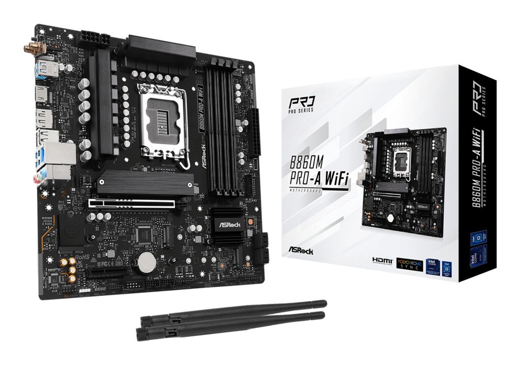 Scheda Madre ASROCK B860M Pro-A WiFi Micro-ATX DDR5 Socket LGA 1851