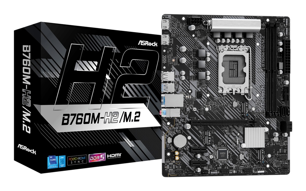 Scheda Madre ASROCK B760M-H2/M.2 Socket 1700
