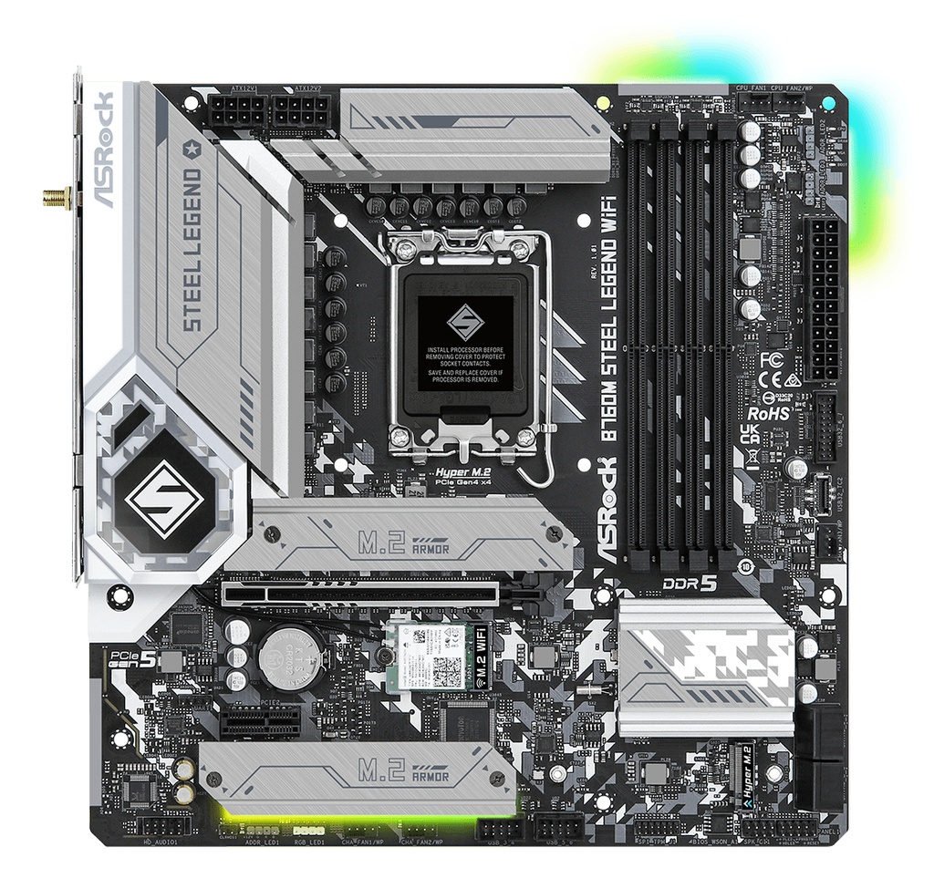 Scheda Madre ASROCK B760M STEEL LEGEND WIFI socket 1700
