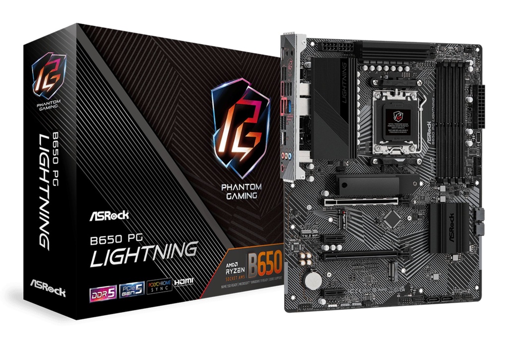 Scheda Madre ASROCK B650 Phantom Gaming Lightning socket AM5