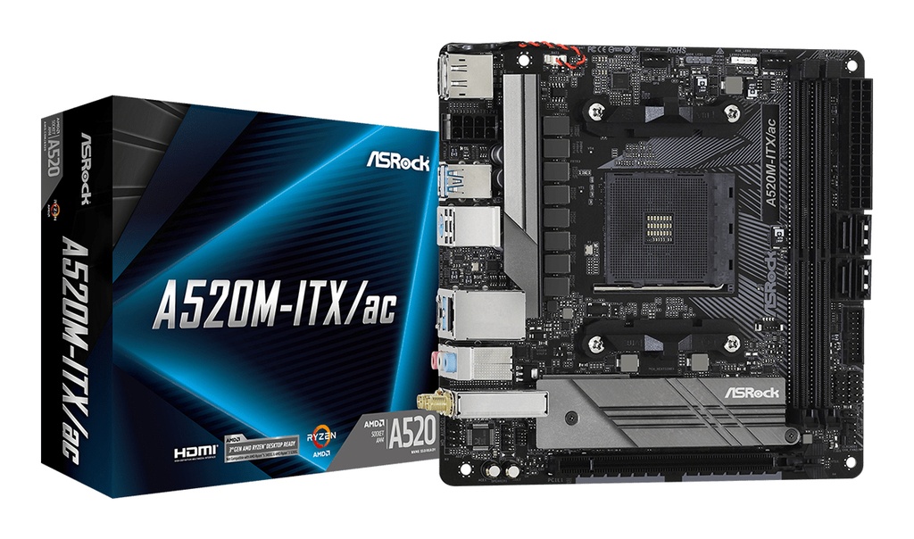 Scheda Madre ASROCK A520M-ITX/AC socket AM4