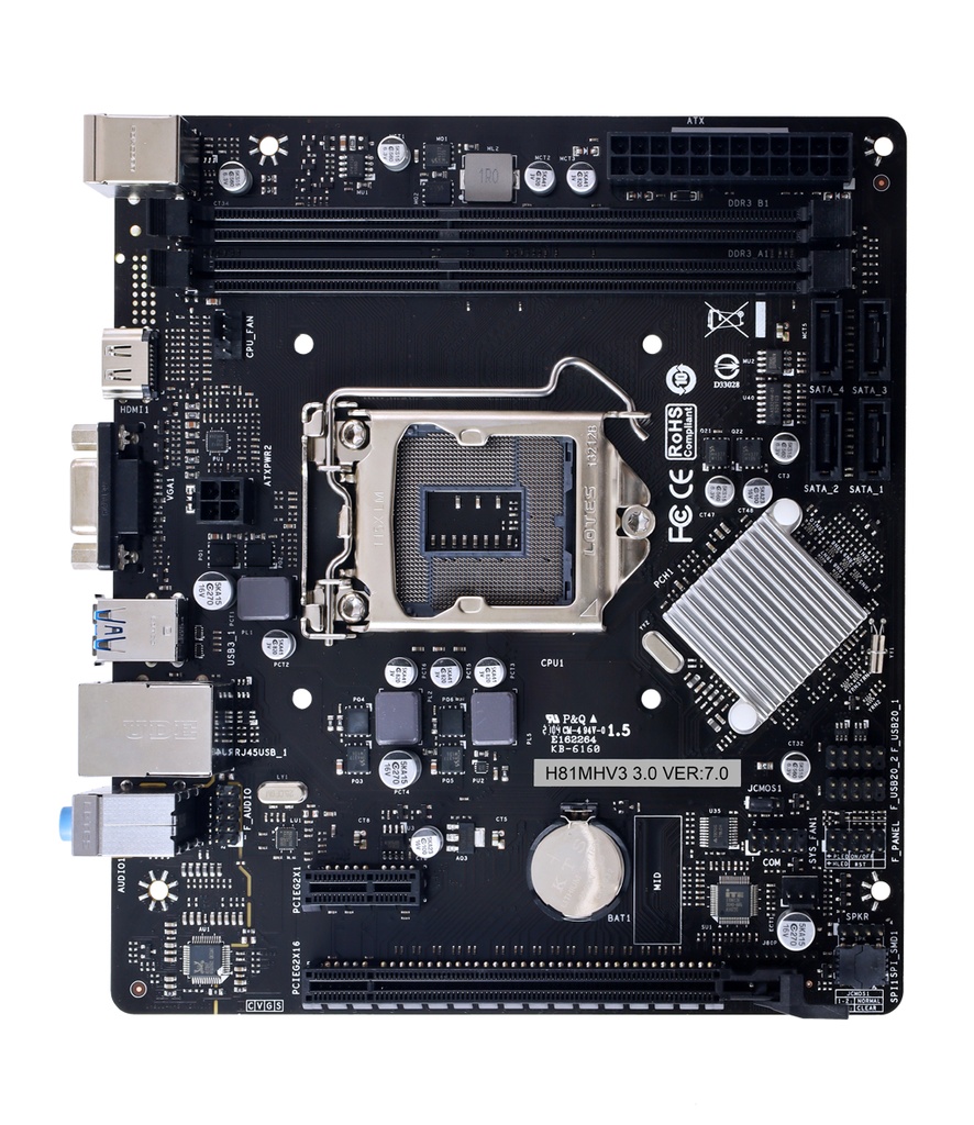 Scheda Madre Biostar H81 Intel H81 LGA 1150 micro ATX