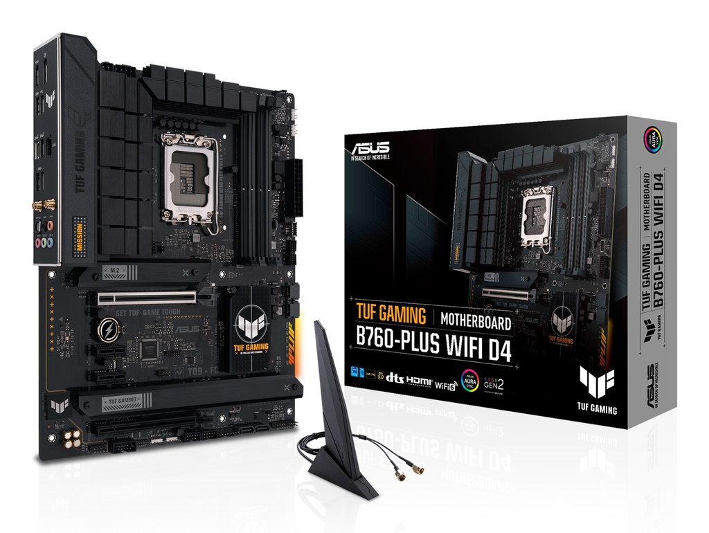 ASUS TUF GAMING B760-PLUS WIFI D4 Intel B760 LGA 1700 ATX