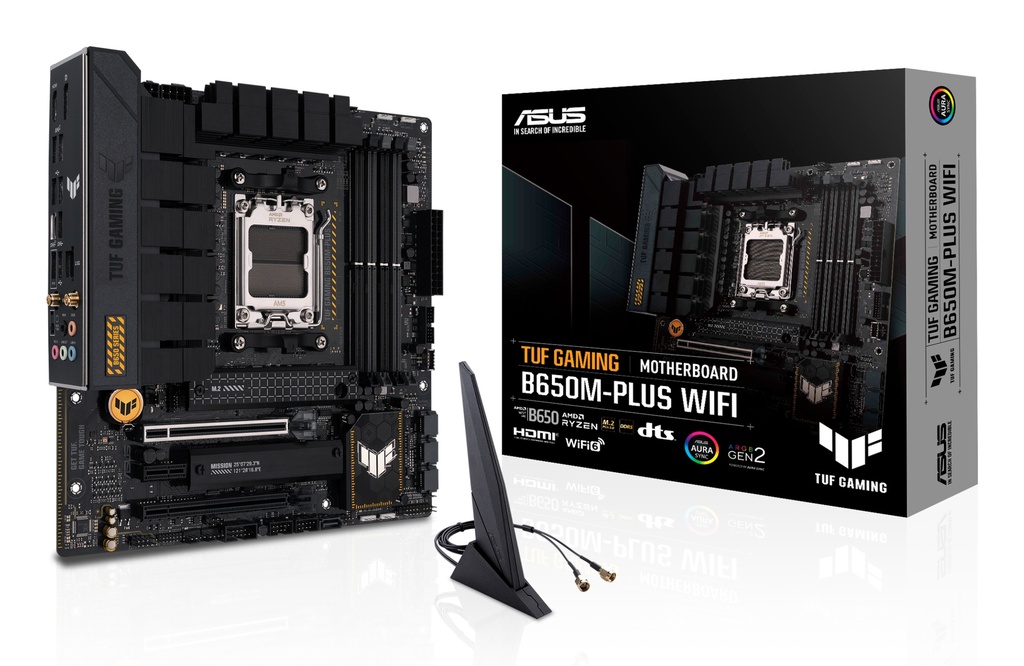 ASUS TUF GAMING B650M-PLUS WIFI AMD B650 Socket AM5 micro ATX