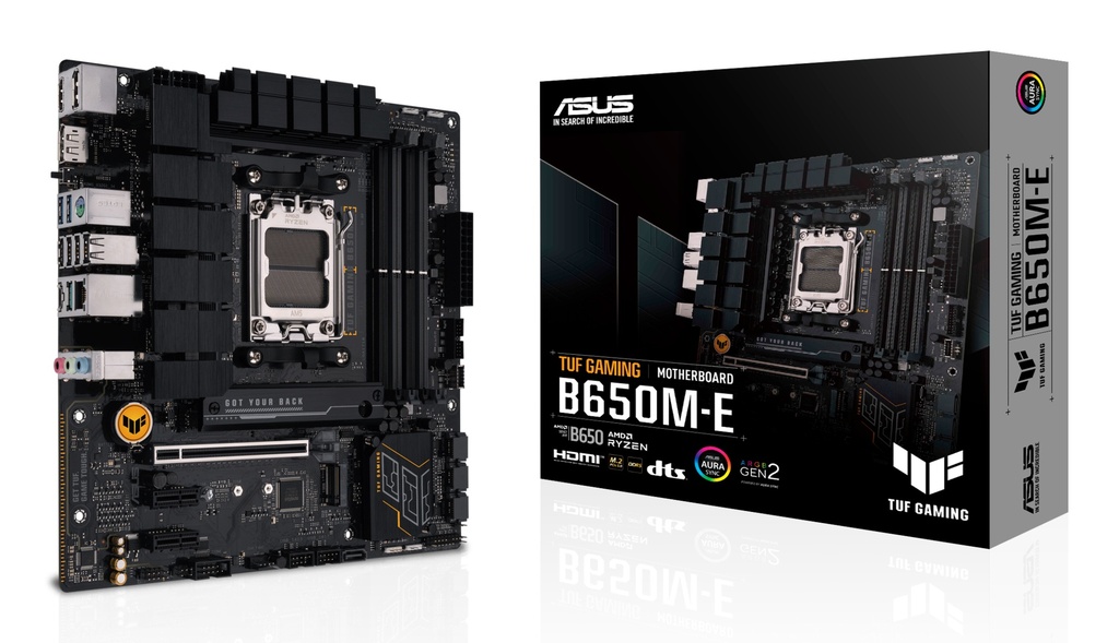 ASUS TUF GAMING B650M-E AMD B650 Socket AM5 micro ATX
