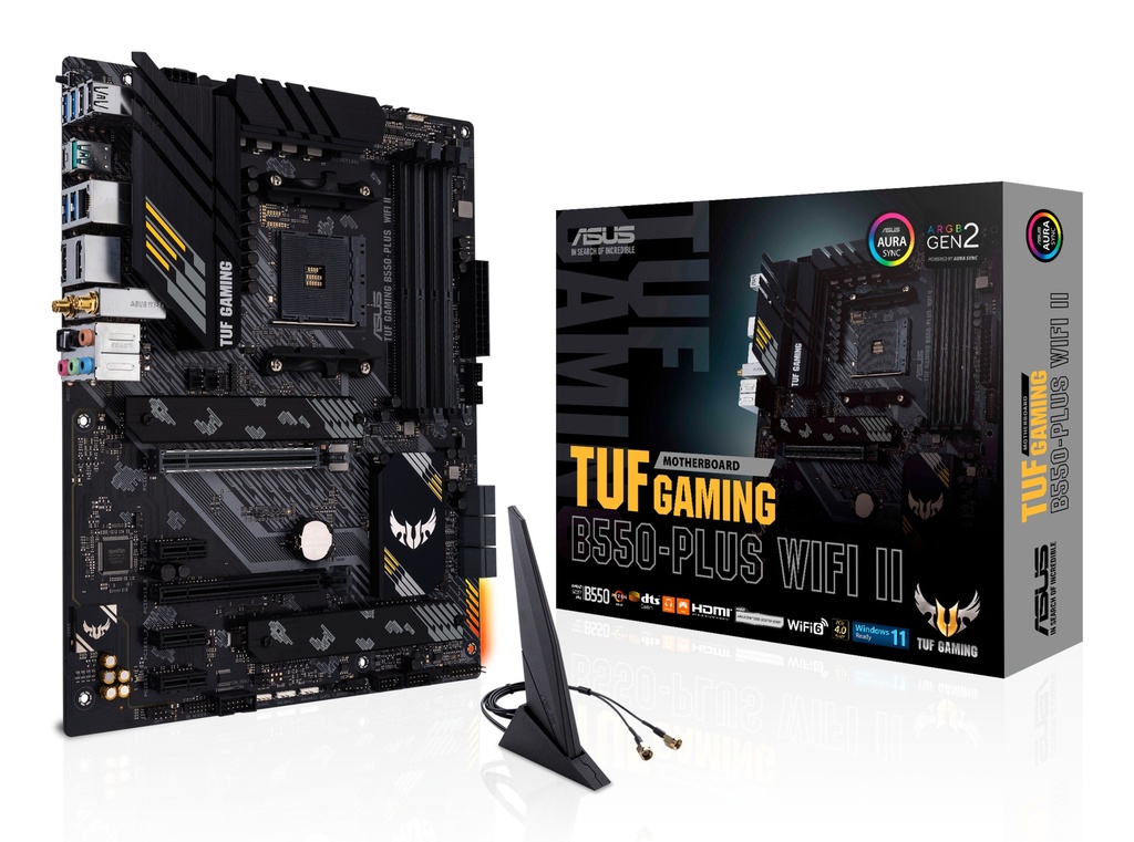 ASUS TUF GAMING B550-PLUS WIFI II AMD B550 Socket AM4 ATX