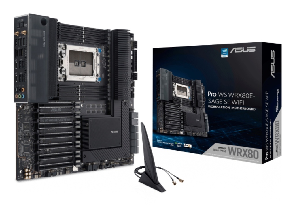 ASUS WRX80E-SAGE SE WIFI AMD WRX80 Socket SP3 Extended ATX