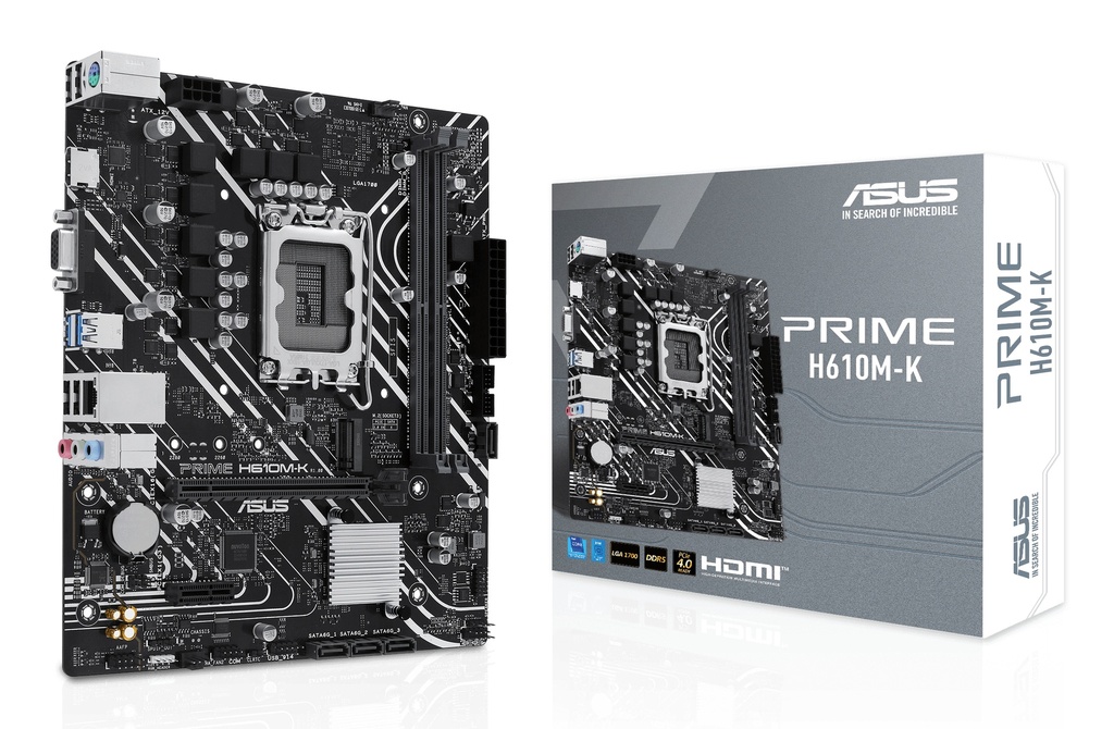 ASUS Prime H610M-K Intel H610 LGA 1700 micro ATX