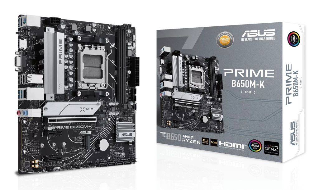ASUS PRIME B650M-K AMD B650 Socket AM5 micro ATX