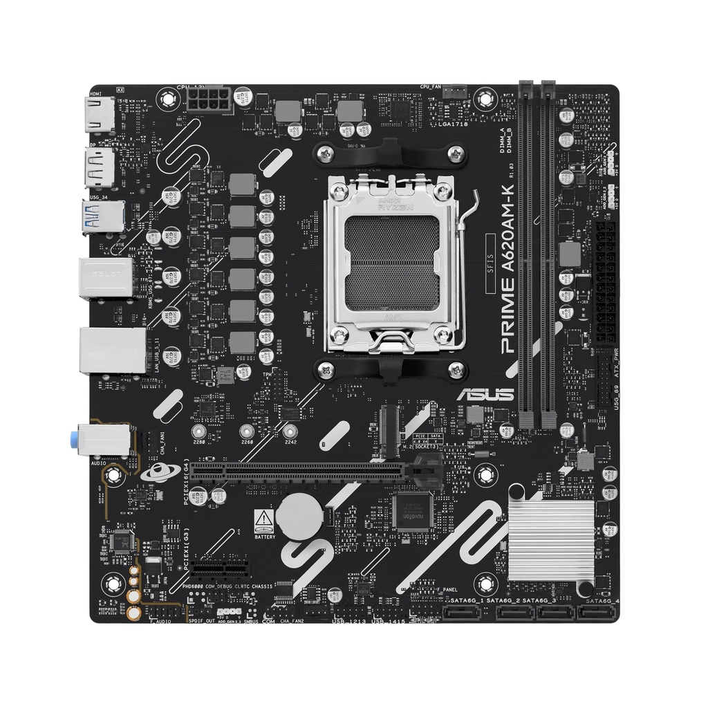 ASUS PRIME A620AM-K AMD A620A Socket AM5 micro ATX
