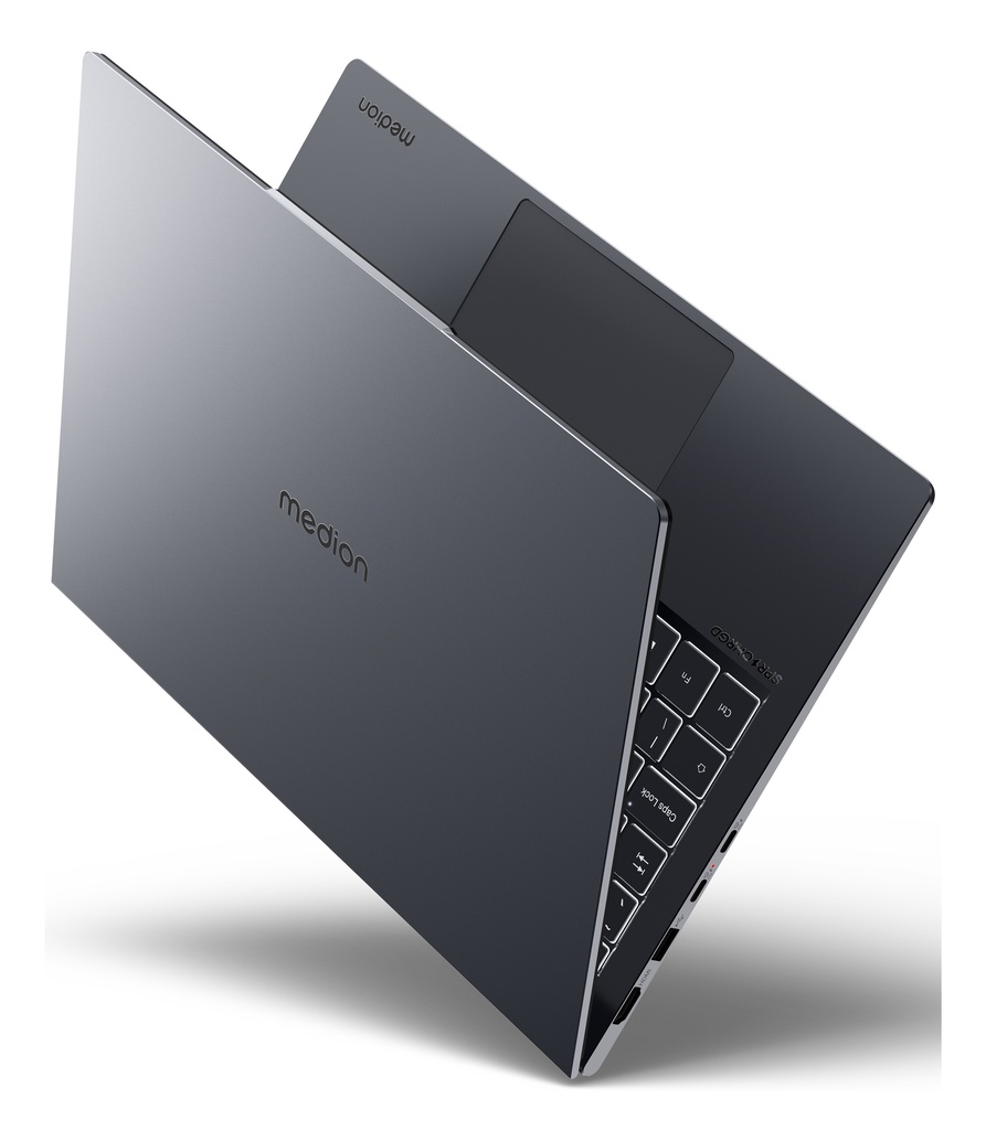 MEDION SPRCHRGD 14 S2 MD62722 Intel Core Ultra 7 258V Laptop 35.6 cm (14") WQXGA+ 32 GB LPDDR5x-SDRAM 1 TB SSD Wi-Fi 7 (802.11be) Windows 11 Home US International Grey