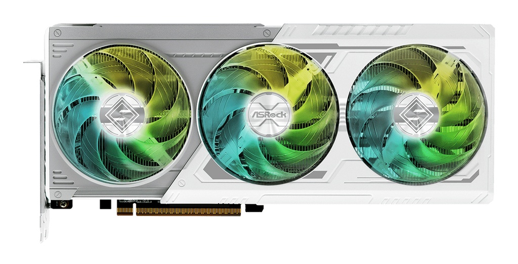 Scheda Video AMD ASRock Radeon RX 9070 XT 16GB Steel Legend Bianco