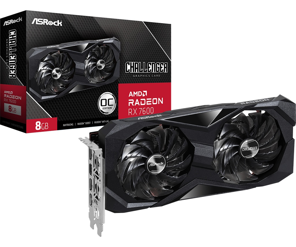 Scheda Video ASRock Radeon RX 7600 Challenger 8GB GDDR6