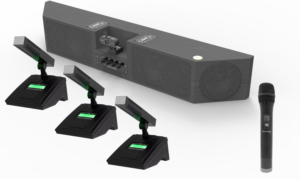 [TY.SBU4PRO] SOUNDBAR CON TELECAMERA E 4 RADIOMIC.INCLUSI