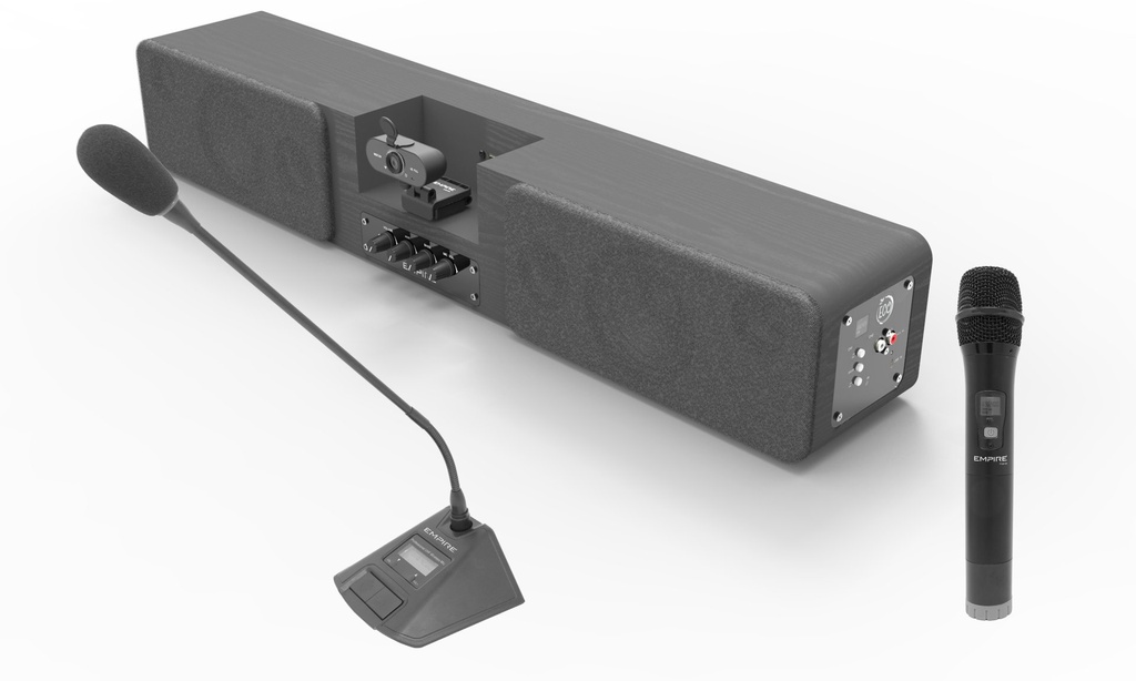 [TY.SBU2R] SOUNDBAR CON WEBCAM 4K E 2 RADIOMICROFONI