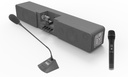 SOUNDBAR CON WEBCAM 4K E 2 RADIOMICROFONI