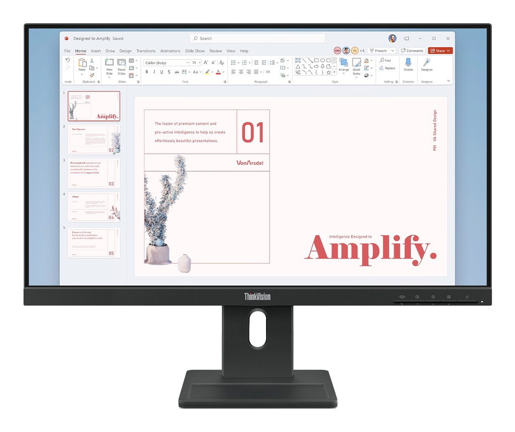 [64BAMAT1EU] Lenovo ThinkVision E24-40 computer monitor 60.5 cm (23.8") 1920 x 1080 pixels Full HD LCD Black