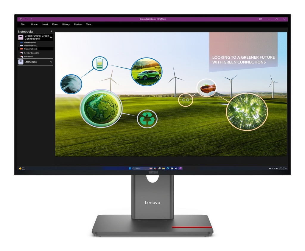 [64A7GAT6EU] Lenovo ThinkVision P27Q-40 computer monitor 68.6 cm (27") 2560 x 1440 pixels Quad HD LED Black