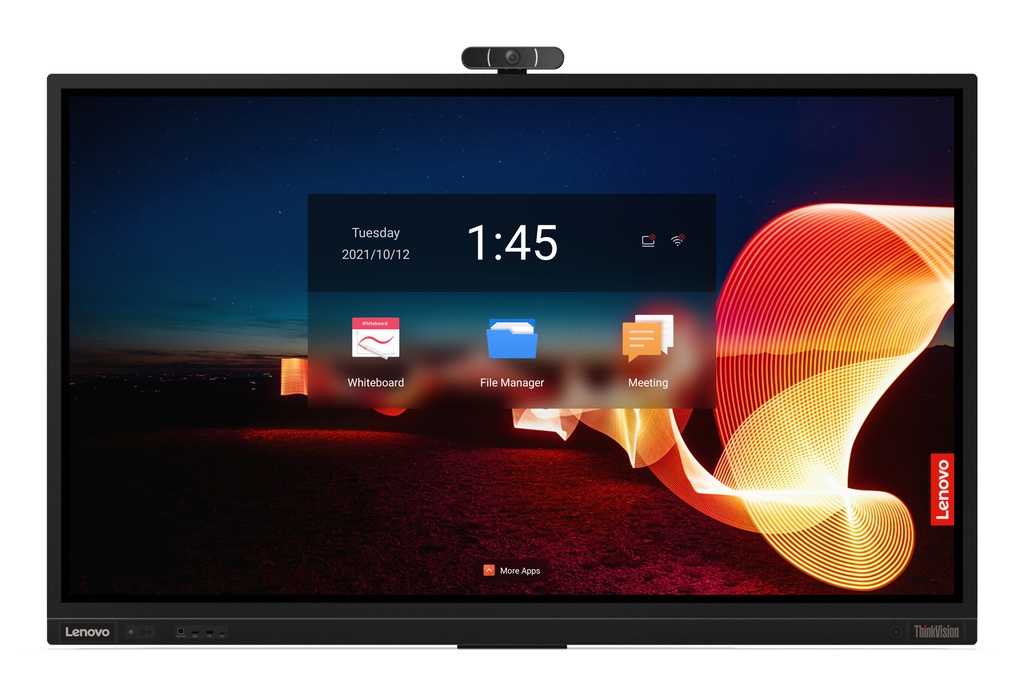 [62F4WA1CEK] Lenovo ThinkVision T75 computer monitor 190.5 cm (75") 3840 x 2160 pixels 4K Ultra HD LED Touchscreen Black