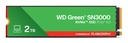SSD WD Green 2TB SN3000 NVME M.2 PCIe 4.0 x4 WDS200T4G0E