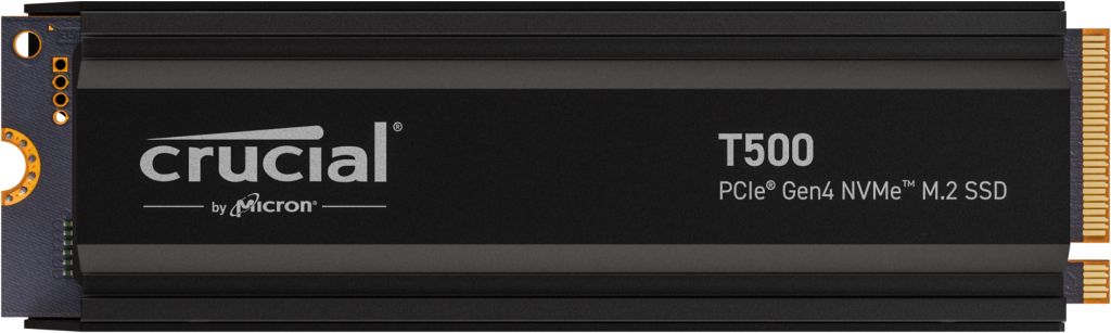 [CT1000T500SSD5] CRUCIAL T500 1TB PCIE GEN4 NVME M.2 SSD W/HEATSINK