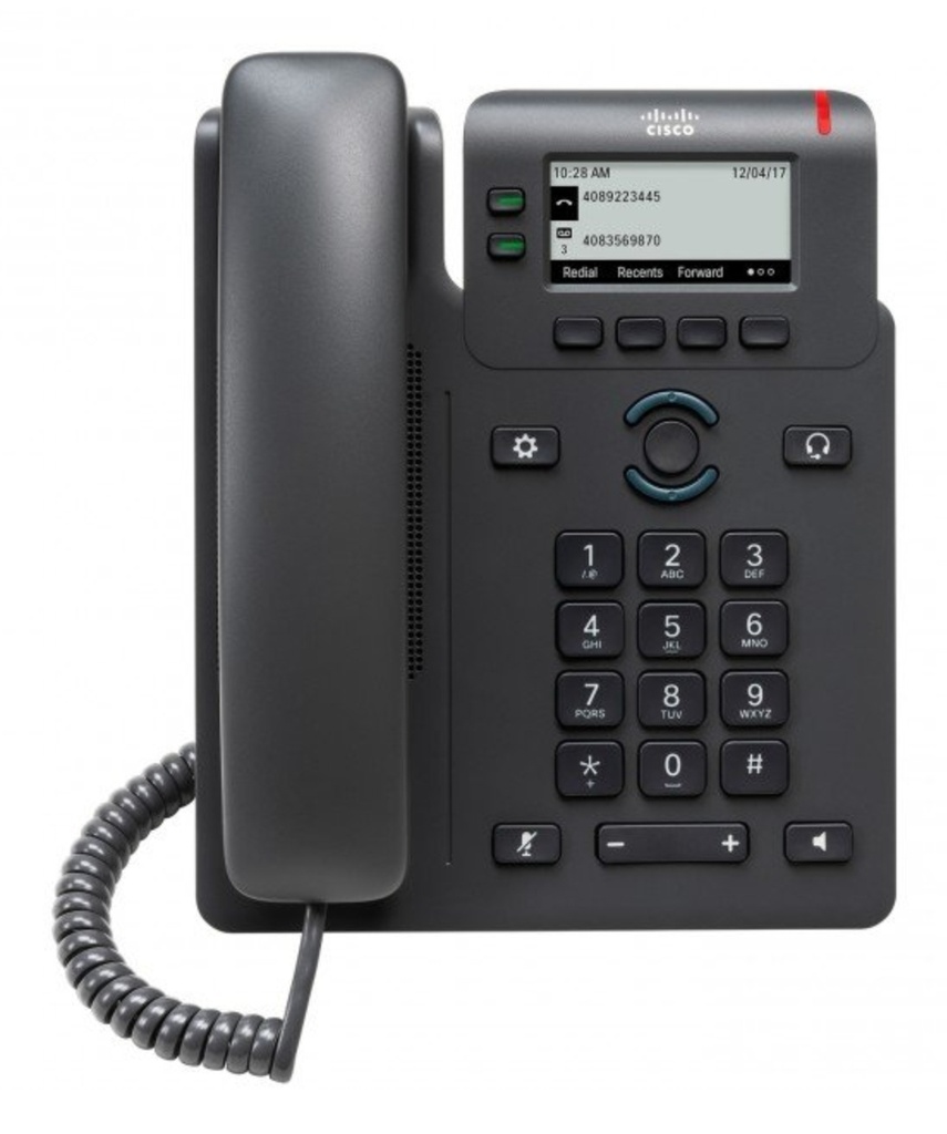 [CP-6821-3PCC-K9=] Cisco 6821 telefono IP Nero 2 linee