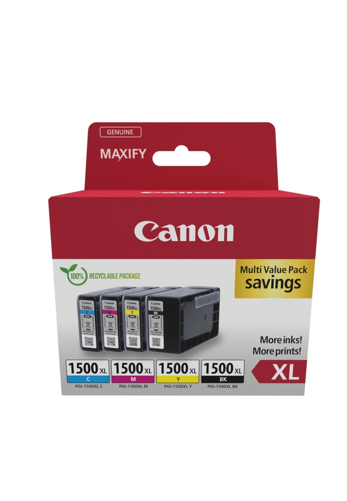 [9182B010] Canon 9182B010 ink cartridge 4 pc(s) Original High (XL) Yield Black, Cyan, Magenta, Yellow