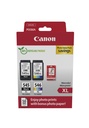 ORIGINAL Canon Value Pack nero / differenti colori PG-545XL + CL-546XL + 10x15 cm Fotopapier 50 Blatt ~700 Seiten