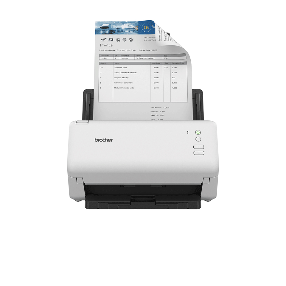 [ADS4100RE1] Brother ADS-4100 scanner ADF scanner 600 x 600 DPI A4 Black, White
